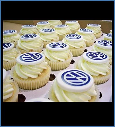 Corporate Branded Cupcakes